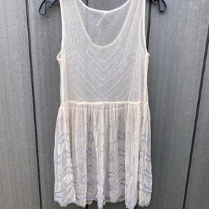 Free People Beaded Sheer Dress AS‎ IS thumbnail 5