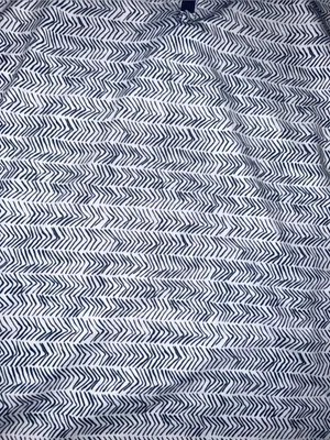adidas Women's Grey Patterned V-Neck Pullover with Navy Panels size M- FLAW thumbnail 9