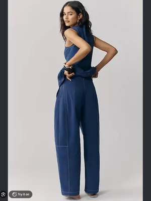 Anthropologie Maeve Curve Puddle Pants thumbnail 4