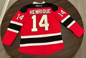 Devils Adam Henrique #14 Reebok Jersey Size 48 CCM Made in Canada NHL Hockey thumbnail 8