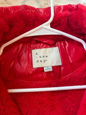 A New Day Red Puffer Vest thumbnail 4