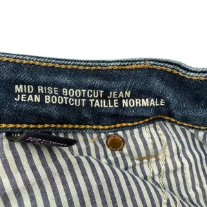 Lands' End Size 12 Mid Rise‎ Bootcut Jeans Denim Pants Blue Not Distressed thumbnail 4