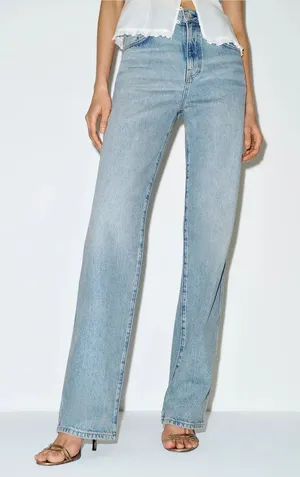 Reformation Val 90s Mid-Rise Straight Jeans thumbnail 1