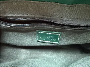 Urban Outfitters Green Indie Shiny Faux Leather Y2K Shoulder Bagette Preppy‎ thumbnail 5