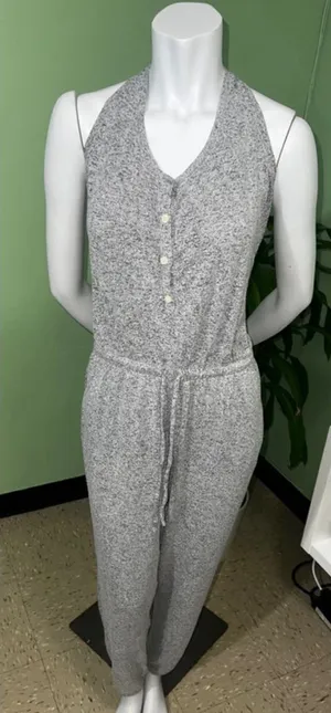 Old Navy Gray Jumpsuit thumbnail 1