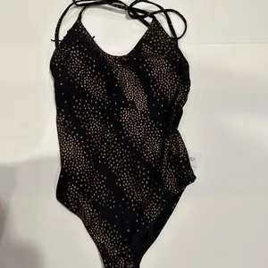 PilyQ Gold Star Metallic Farrah Swimsuit - Size‎ S - New With Tags. thumbnail 8