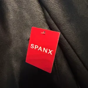 Spanx NWT Faux Leather Moto Jacket Black Full Zip Biker Coat Women XL thumbnail 10