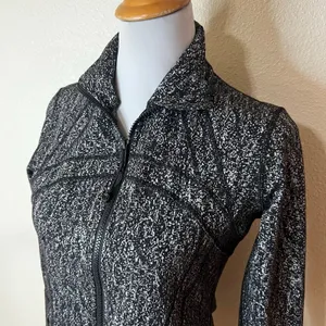 Lululemon define jacket in black white jacquard 10 thumbnail 2