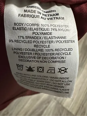Nike Women’s Maroon Athletic Running Shorts thumbnail 11