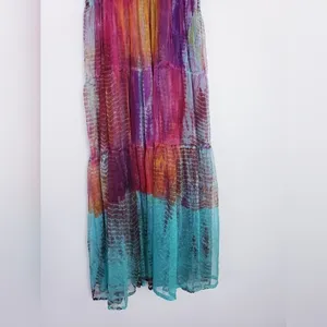 Anthropologie Lola P. Boho Tie Dye Maxi thumbnail 7