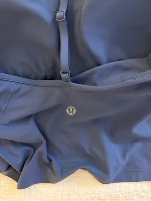 lululemon athletica Blue High-Neck Racerback Cropped Tank thumbnail 2