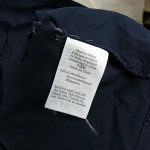 J.Crew Button Front Shirt Dress Womens 18 Navy Blue Cotton Poplin Midi Pockets thumbnail 9