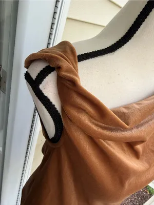LOFT One-Shoulder Sleeveless Top in Warm Copper thumbnail 9