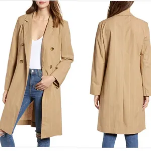 NWT Prima X Nordstrom Double Breasted Jacket Trench Coat Large thumbnail 2