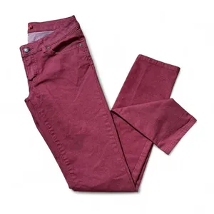 PrAna Women's Burgundy Red Orangic Cotton Skinny Leg‎ Pants Size 4/27 thumbnail 1