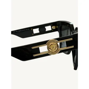 Versace VE4458 GB1/87 Black Gold Medusa Sunglasses NWT thumbnail 9