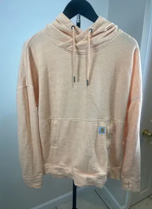 Carhartt Peach Pullover Hoodie with Kangaroo Pocket thumbnail 1