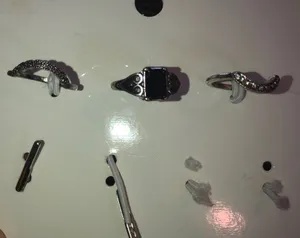 3 H&M XS/S Silver Rings thumbnail 1
