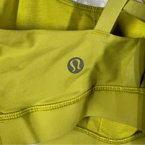 Lululemon Lime Green Racerback Criss Cross Sports‎ Bra thumbnail 2