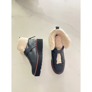 COACH Urban Hiker Shearling Boots in Black Size 9 thumbnail 3