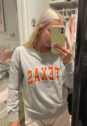 Texas grey sweatshirt Size M thumbnail 1