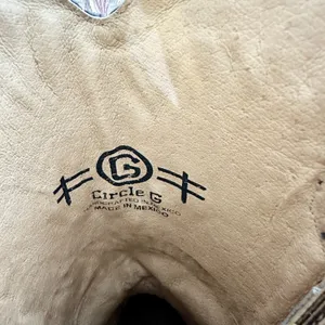 Corral Circle G Filigree Distressed Leather Western Boots Size 6.5 Embroidered thumbnail 9