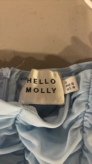 Hello Molly Mini Dress Blue thumbnail 2