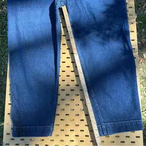 Anthropologie Sundry Ultra High Rise Pleated Carpenter Wide Leg Jeans Size 31 thumbnail 4
