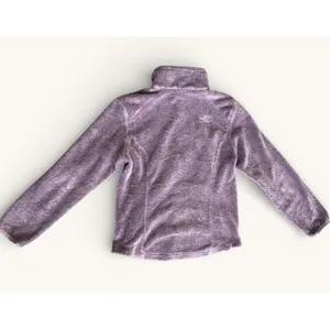 The North Face Sherpa Jacket Womens M Mauve Teddy Fleece Full‎ Zip Cozy Coat thumbnail 2