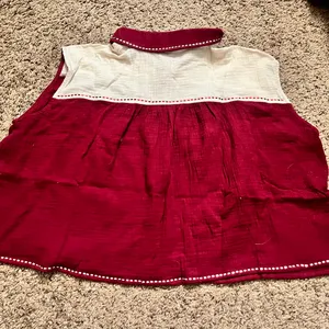 Queen of Sparkles NEW maroon gauze matching set thumbnail 5