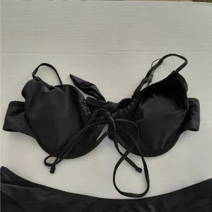 Zaful Bikini Swimsuit Set Womens Sz Large Black 2 Pc Top Bottom Summer Swimwear thumbnail 6