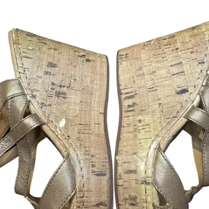 BOC Born Concept Shoes Womens Size 9 40.5 Wedge Sandals Strappy Cork‎ Platform thumbnail 6