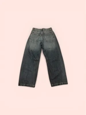 Zara mid-ride TRF baggy barrel jeans thumbnail 2