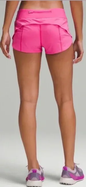 Sonic Pink Lululemon Speed Up Shorts 2.5" Low-Rise thumbnail 2