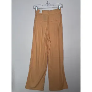 2020s Abercrombie & Fitch Peach Linen Corset Top & Wide Leg Pants Set NWT XS/S thumbnail 8