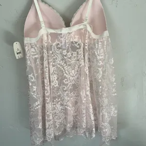 Secret Treasures NEW Pink Lace Babydoll Sz Medium 8/10 thumbnail 5