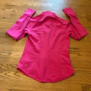 Athleta Triumph Jacket  Full Zip Pink thumbnail 2