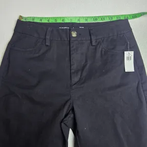Old Navy NWT Womens High-Waisted Uniform Boot-Cut Pants Black‎ Jack Size 6 thumbnail 9