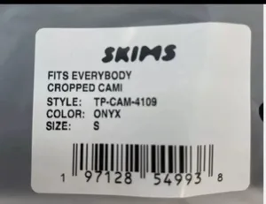 SKIMS NWT small fits everybody cropped tank thumbnail 4