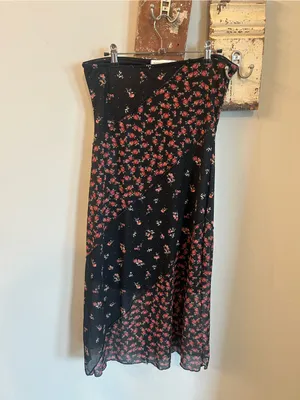 Altar'd State Jasmine Midi Patchwork Strapless Dress thumbnail 2