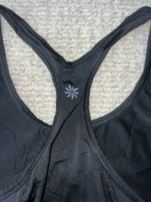 Athleta black tank top size small thumbnail 6