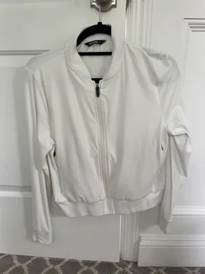 Splits59 AIRWEIGHT BOMBER JACKET IN WHITE SIZE S! thumbnail 3