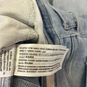 Abercrombie & Fitch high rise girlfriend patchwork jean thumbnail 5