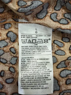 Old Navy Women’s V-Neck Leopard Smocked Puff Sleeve Mini Dress Size Large thumbnail 5