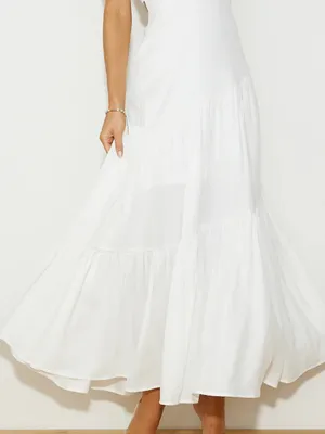 Hello Molly Sage Green Backless Strapless SUMMER GIRL Maxi Dress thumbnail 3