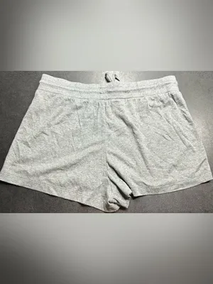 Madewell MWL Women’s Size L Breeze Drawstring Heather Grey Shorts thumbnail 4
