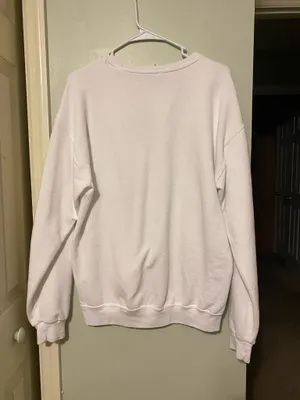 White sporty Sweatshirt Size M thumbnail 2