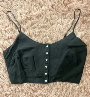 Black Crop Top Size M thumbnail 1
