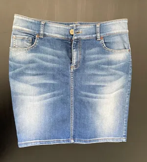 Stretch Mini Skirt (2) Blue Size XS thumbnail 1