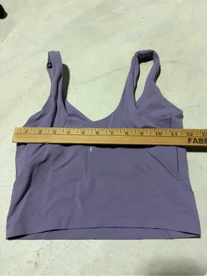 Lululemon align Purple Crop Active Tank 2 thumbnail 6